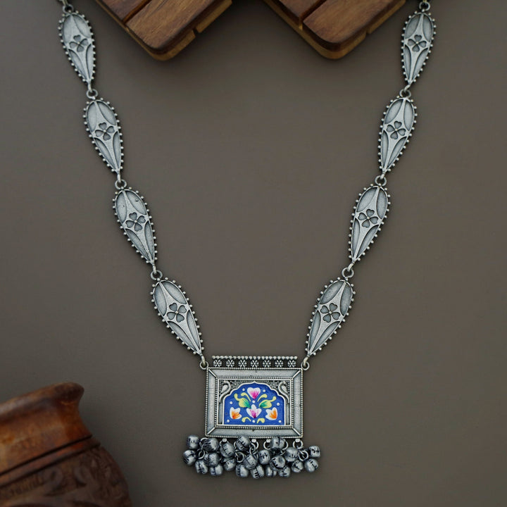 Fariha Antique Hand Painted Ghungroo  Neckpiece