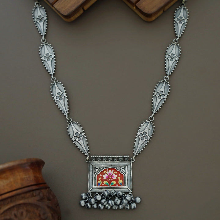 Fariha Antique Hand Painted Ghungroo  Neckpiece