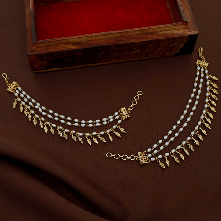 Gayana 3 Layer Pearl Bud Ear Chain