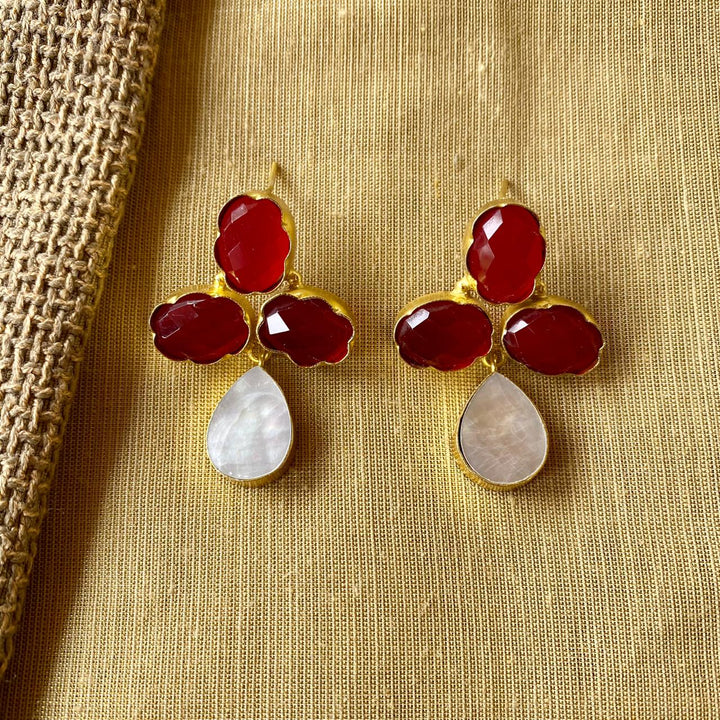 Xmas Tree Earring (Mother of Pearl)