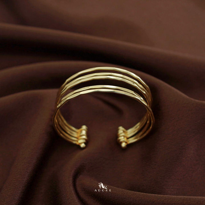 Esty 5 Layer Golden Round Bangle