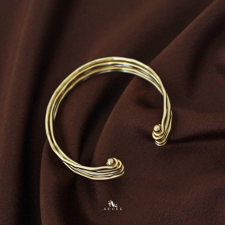 Esty 5 Layer Golden Round Bangle