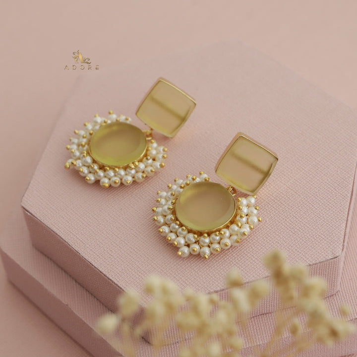 Raw Stone Royal Earrings