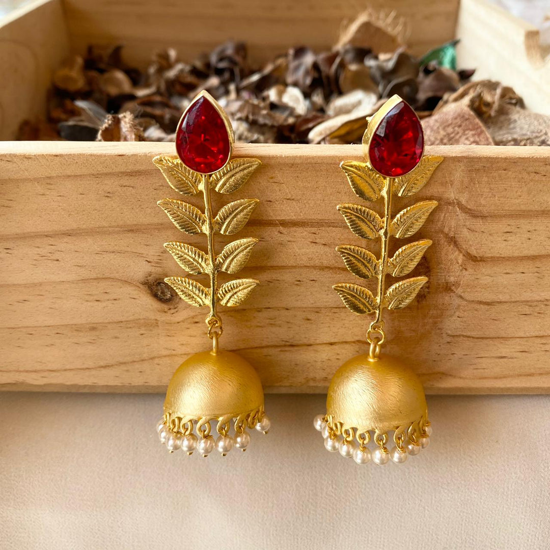 Jhumka Stem & Leaves (Colour Options)