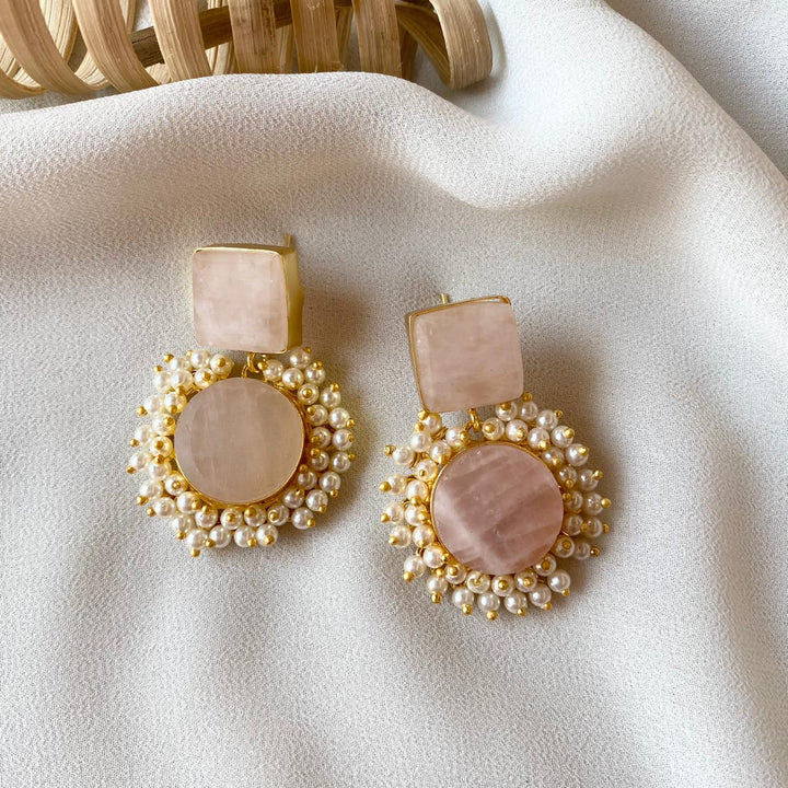 Raw Stone Royal Earrings