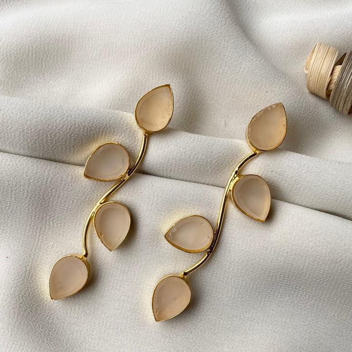 Curly Leaves Earring (Premium)