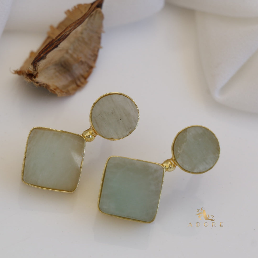 Round & Diamond Earring