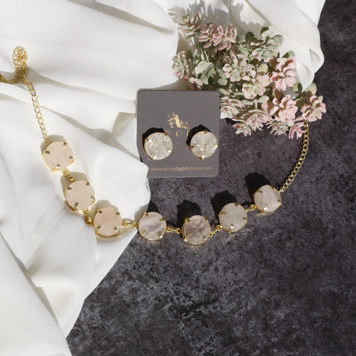 Dhokshi Choker/ Short Necklace With Stud