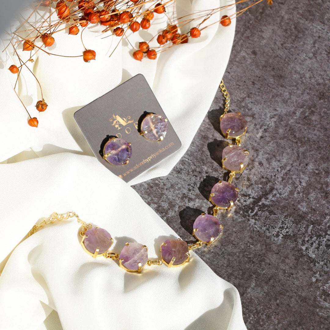 Dhokshi Choker/ Short Necklace With Stud