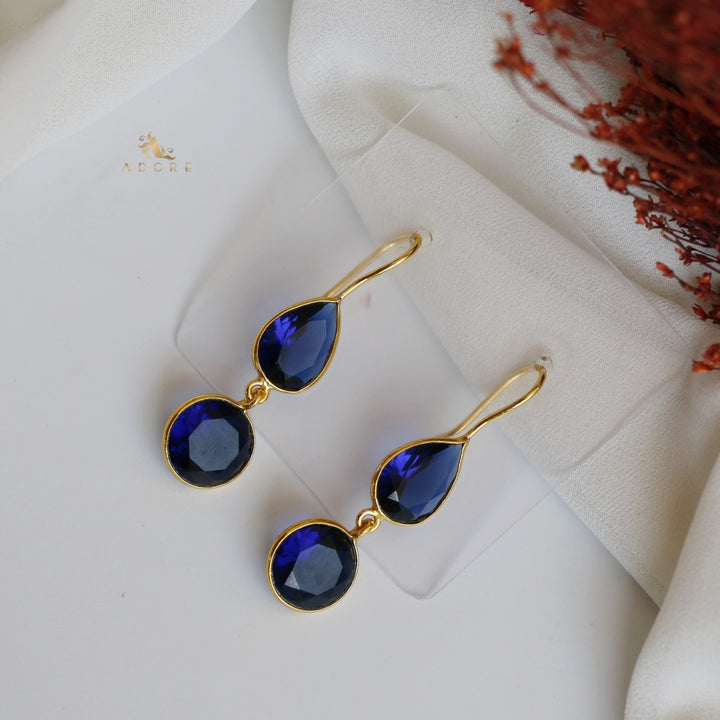 Glossy Drop Circle Earring