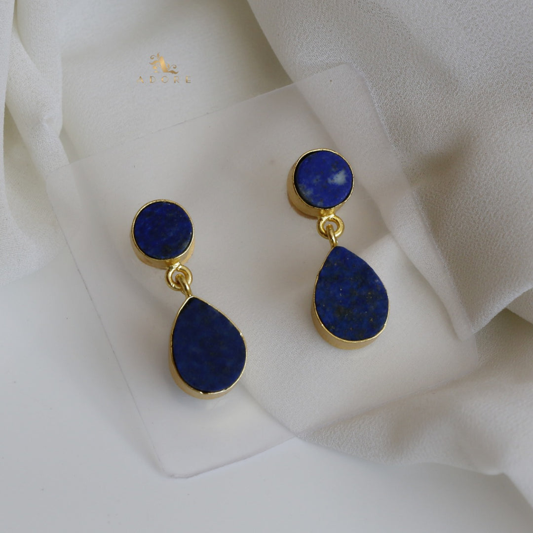 Circle And Drop Earring