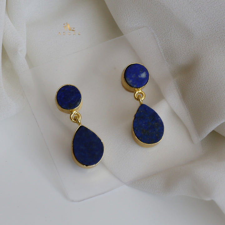 Circle And Drop Earring