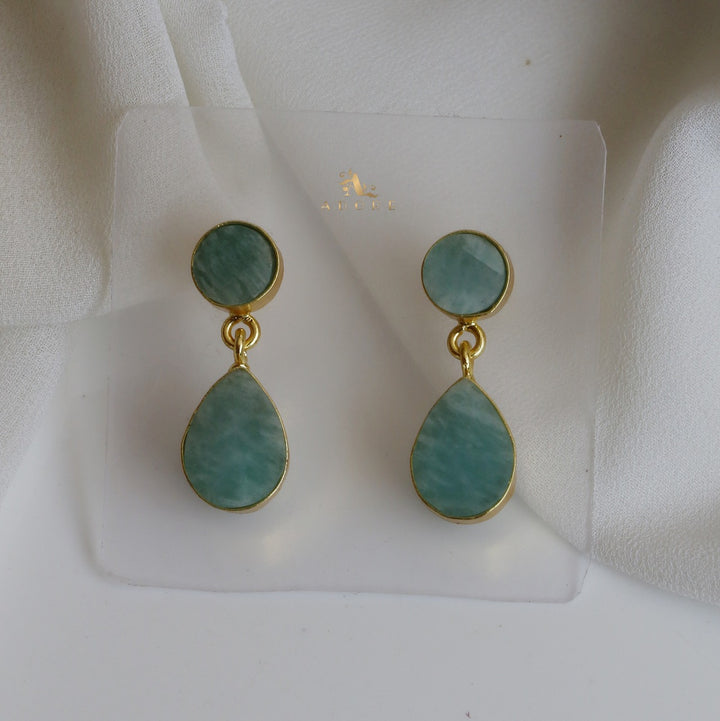 Circle And Drop Earring