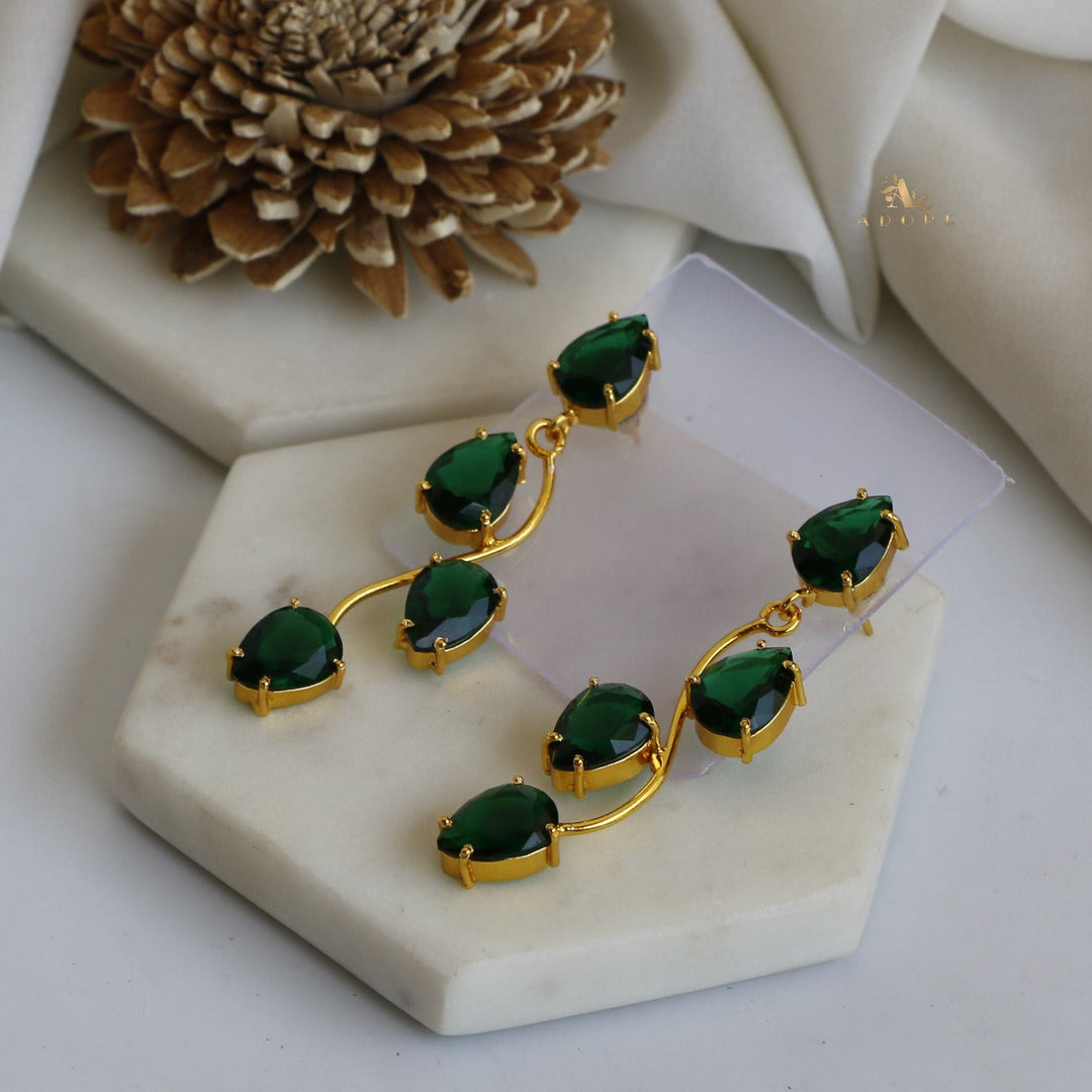 Vanalika Curly Leaf Earring