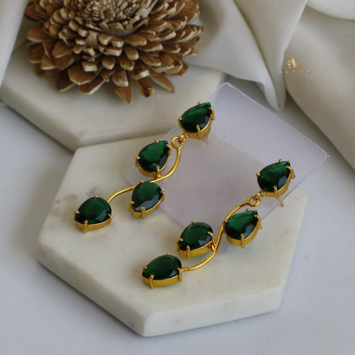 Vanalika Curly Leaf Earring