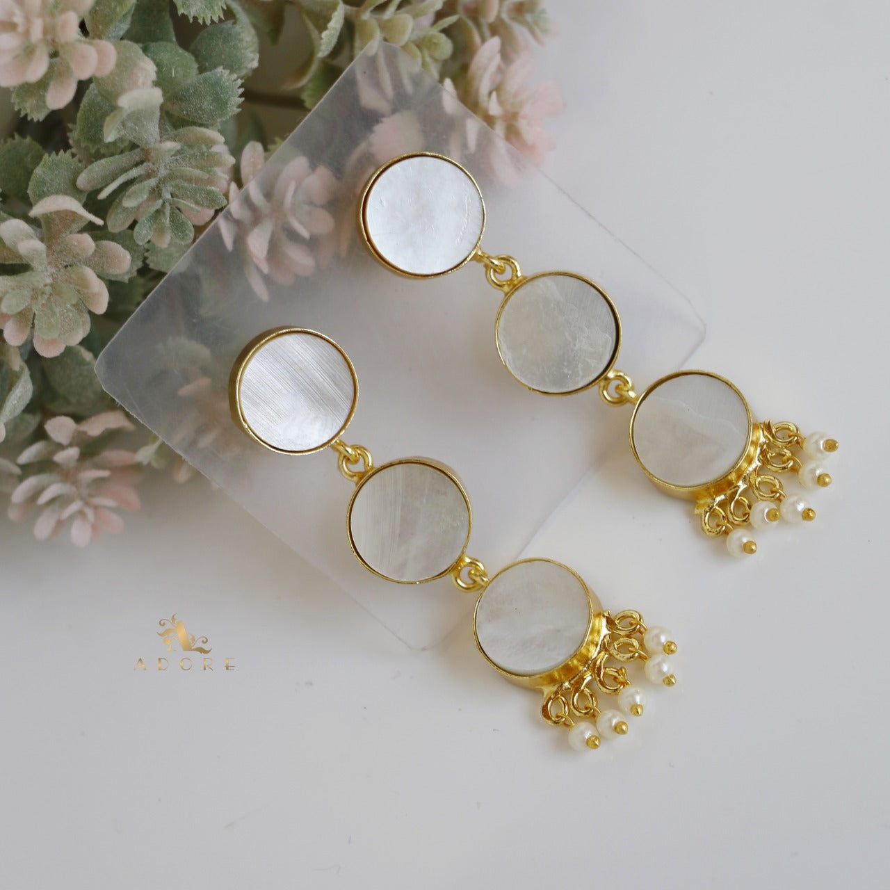 Raw stone earrings hotsell