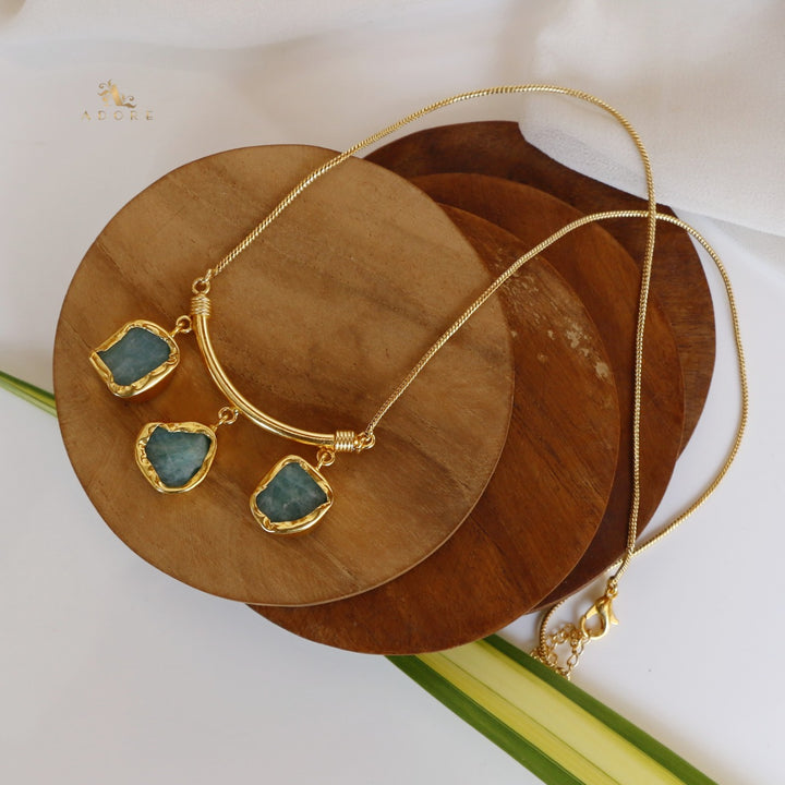 Amba Three Stone Neckpiece