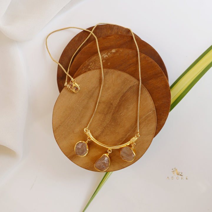 Amba Three Stone Neckpiece
