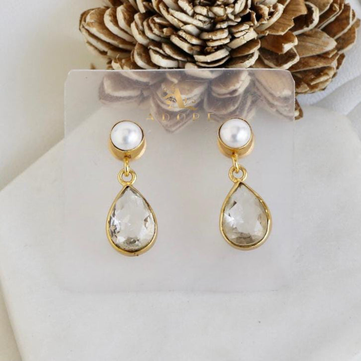 Pearl Drop Earring (Colour Option)
