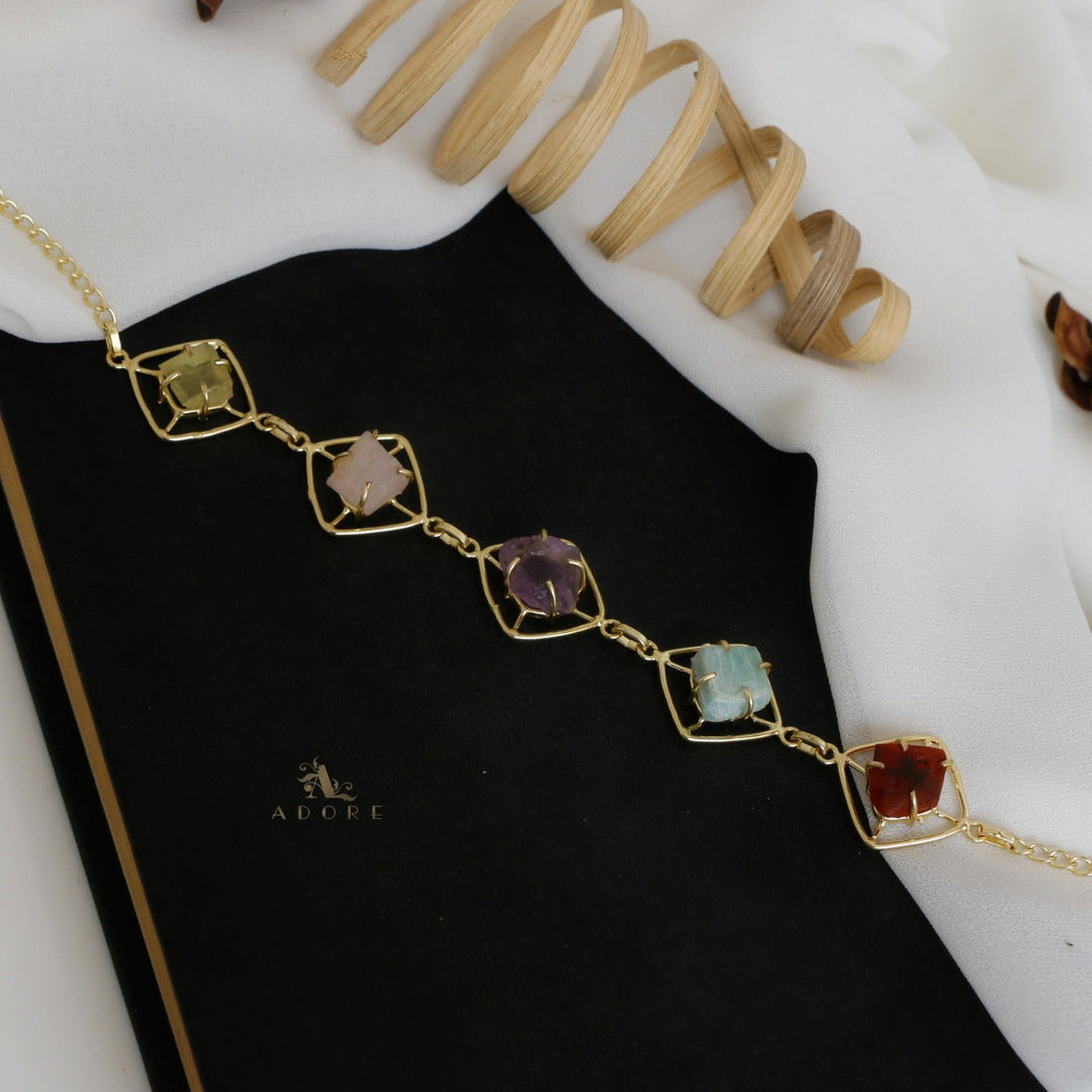 Rachael Raw stone Short Neckpiece/Choker