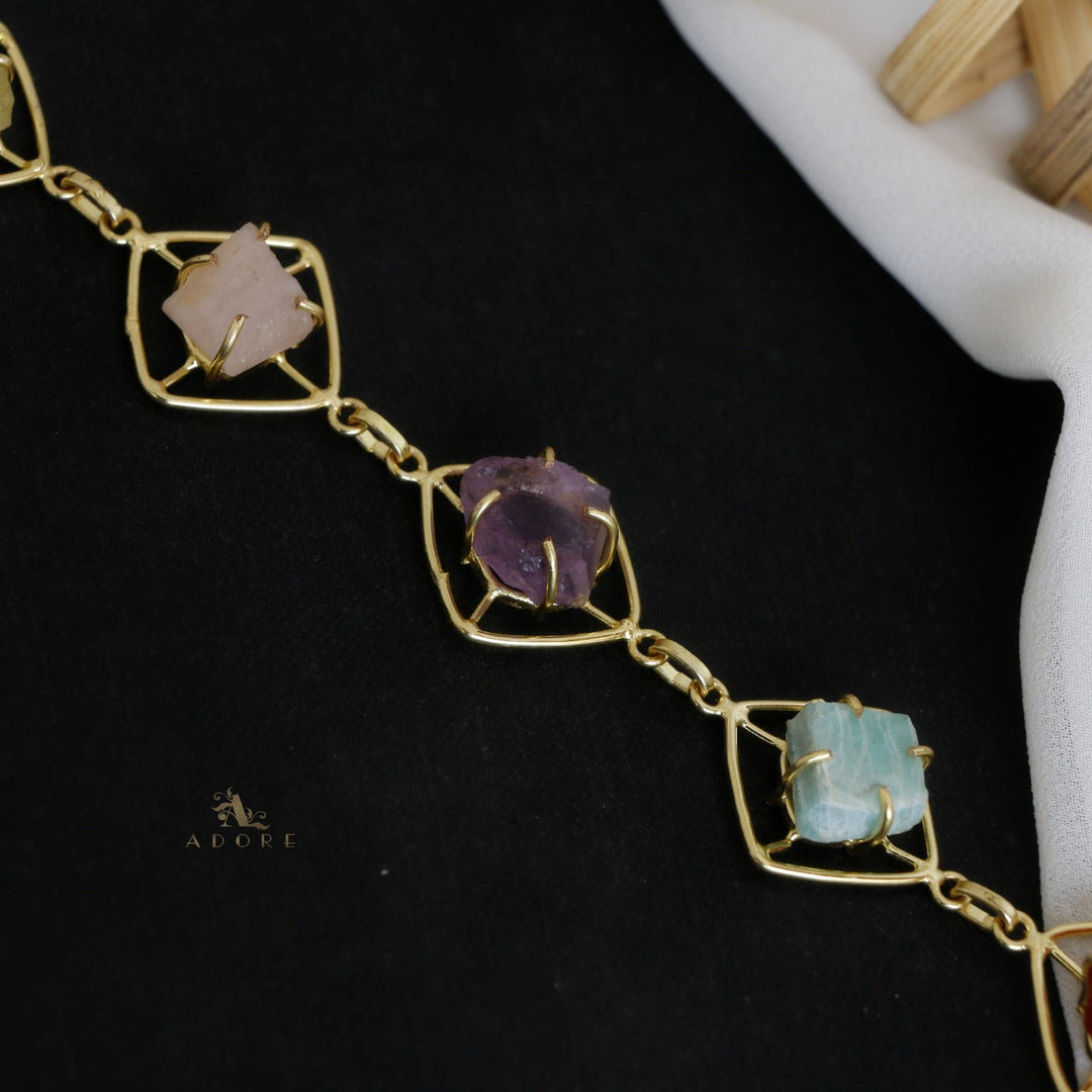 Rachael Raw stone Short Neckpiece/Choker