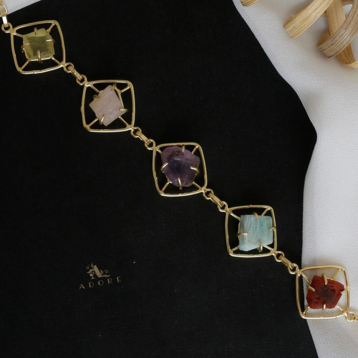 Rachael Raw stone Short Neckpiece/Choker