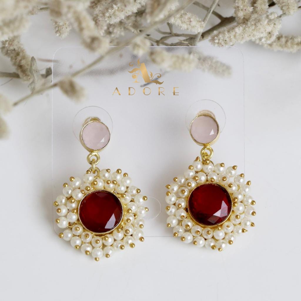 Glossy Eva Earrings (Colour Options)
