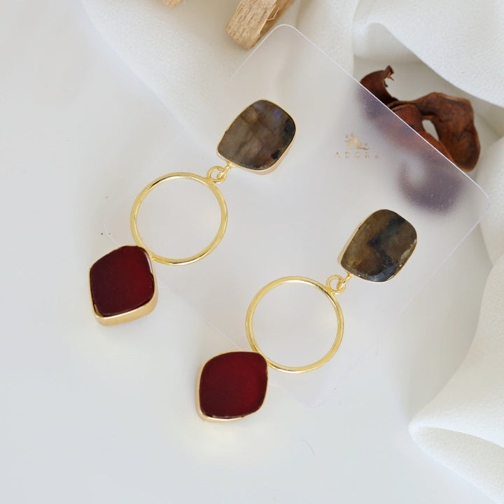 Middle Golden Circle Earring