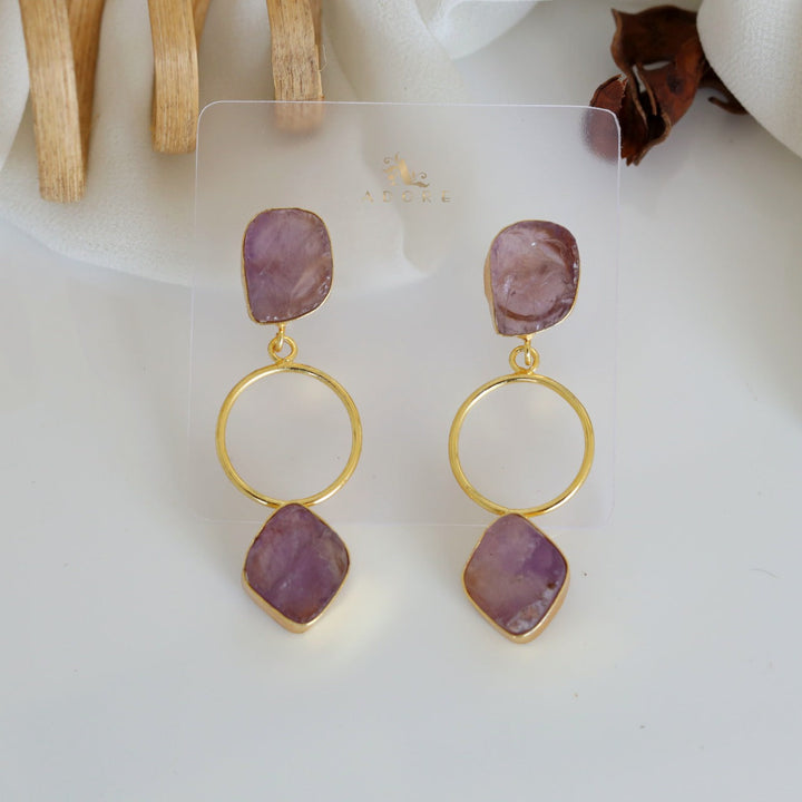 Middle Golden Circle Earring