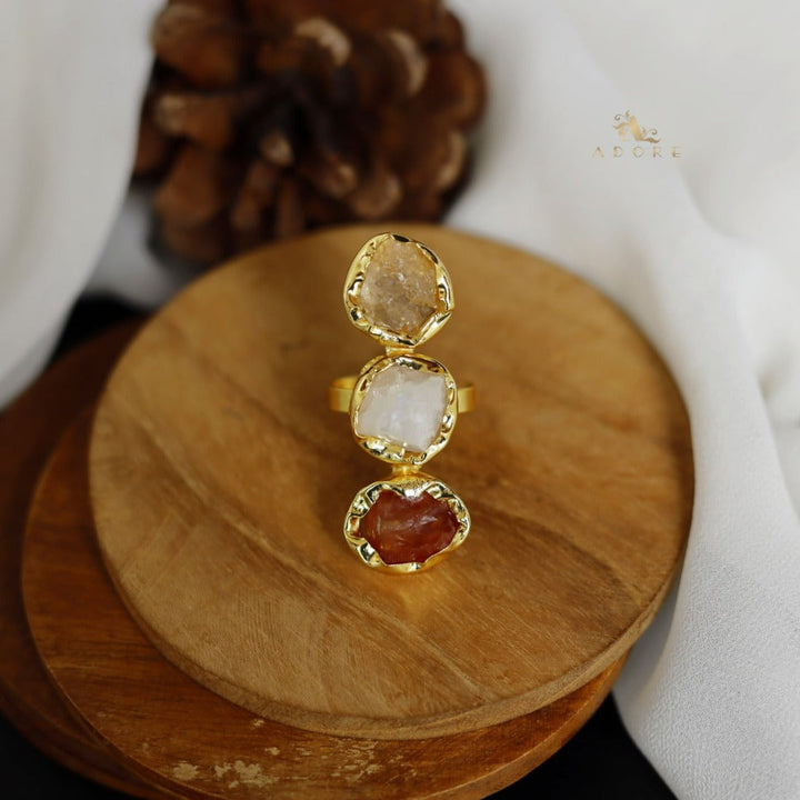 Kalpitha Raw Stone Ring