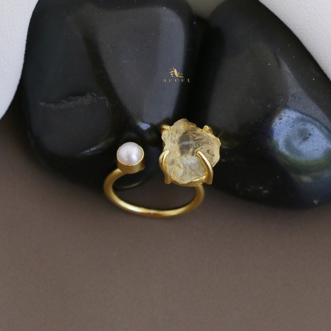 Ena Raw Stone Ring