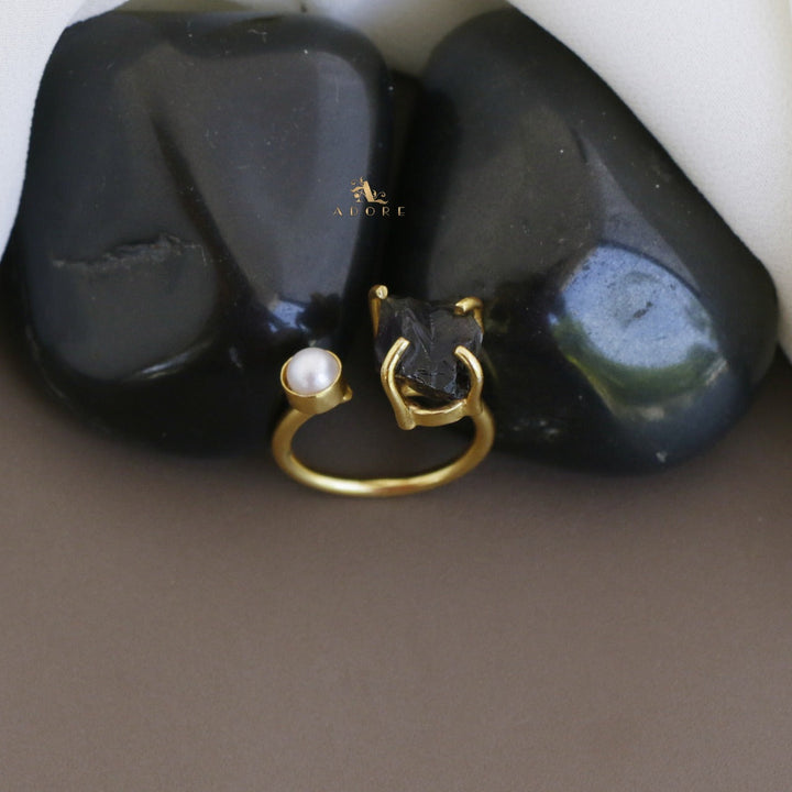 Ena Raw Stone Ring