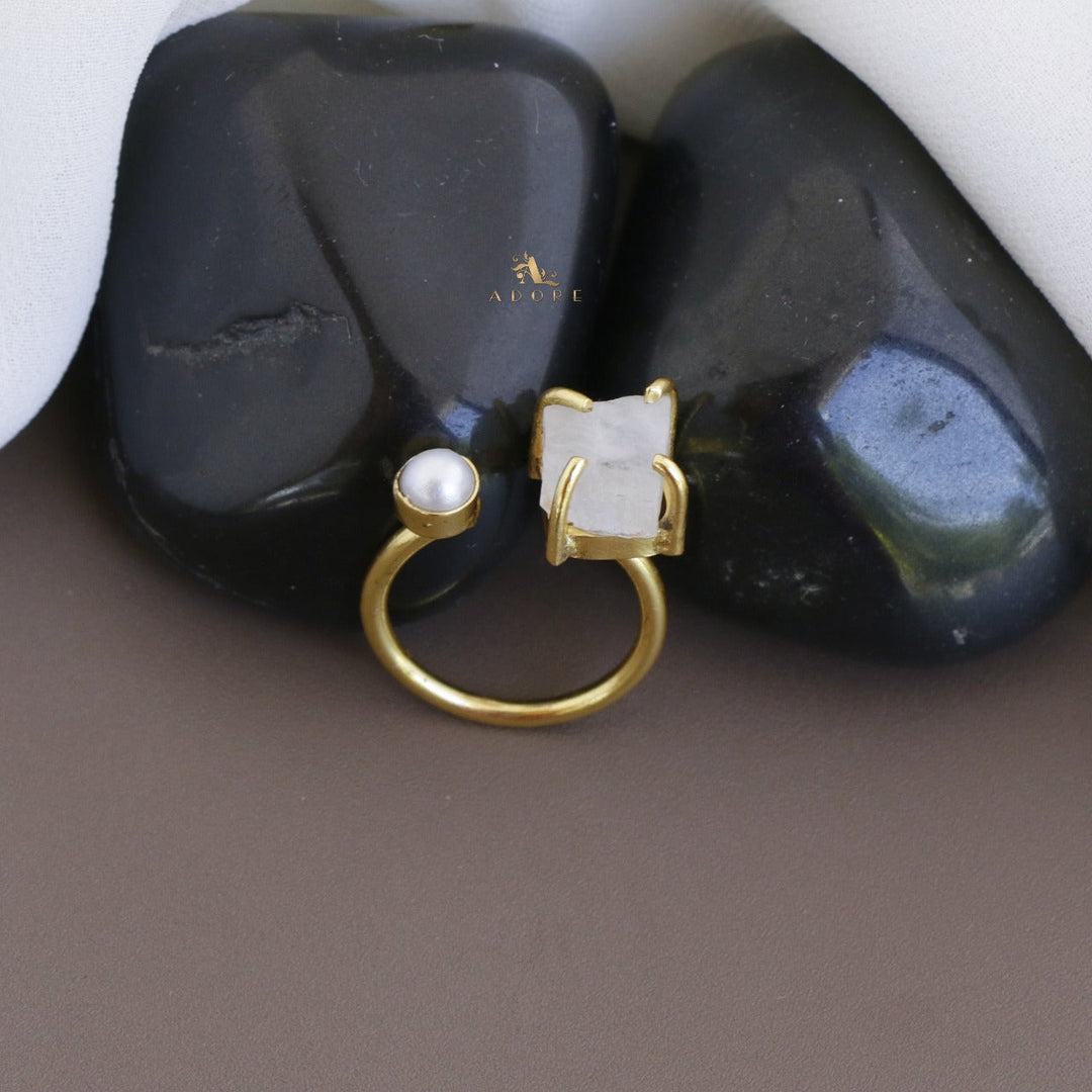 Ena Raw Stone Ring