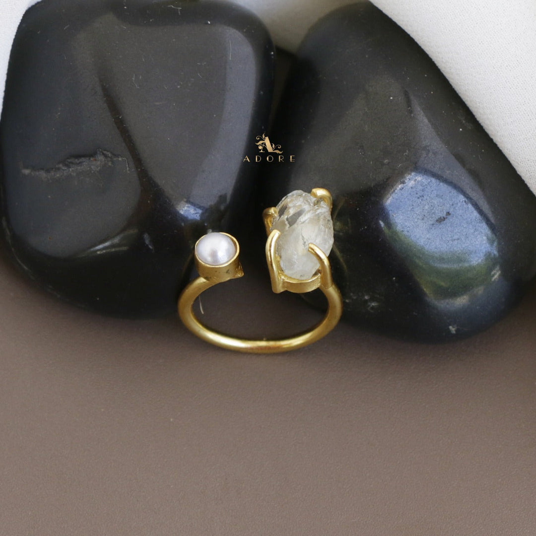 Ena Raw Stone Ring