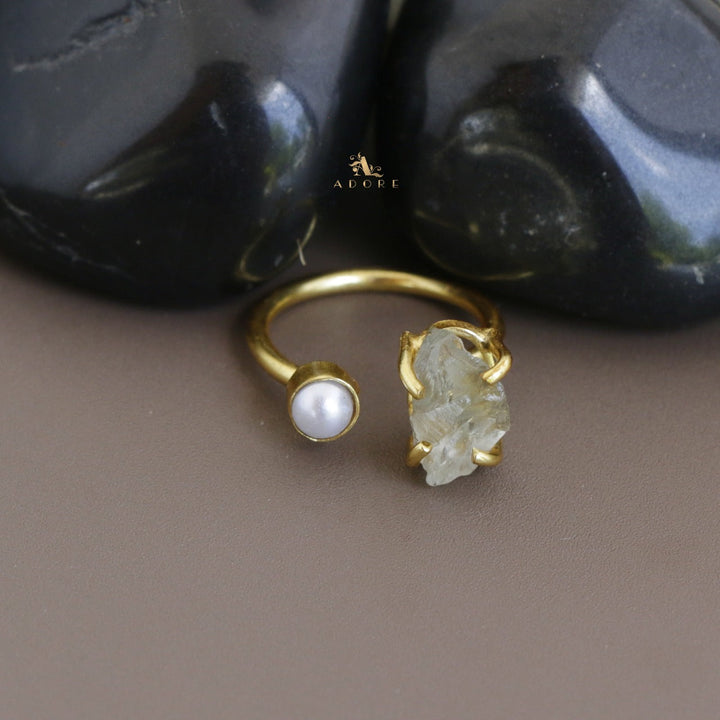 Ena Raw Stone Ring