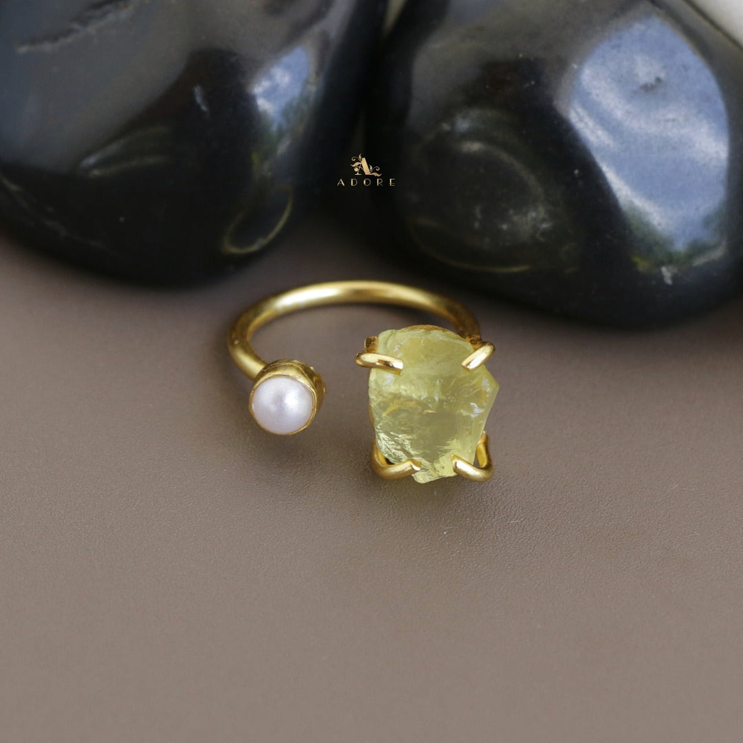 Ena Raw Stone Ring