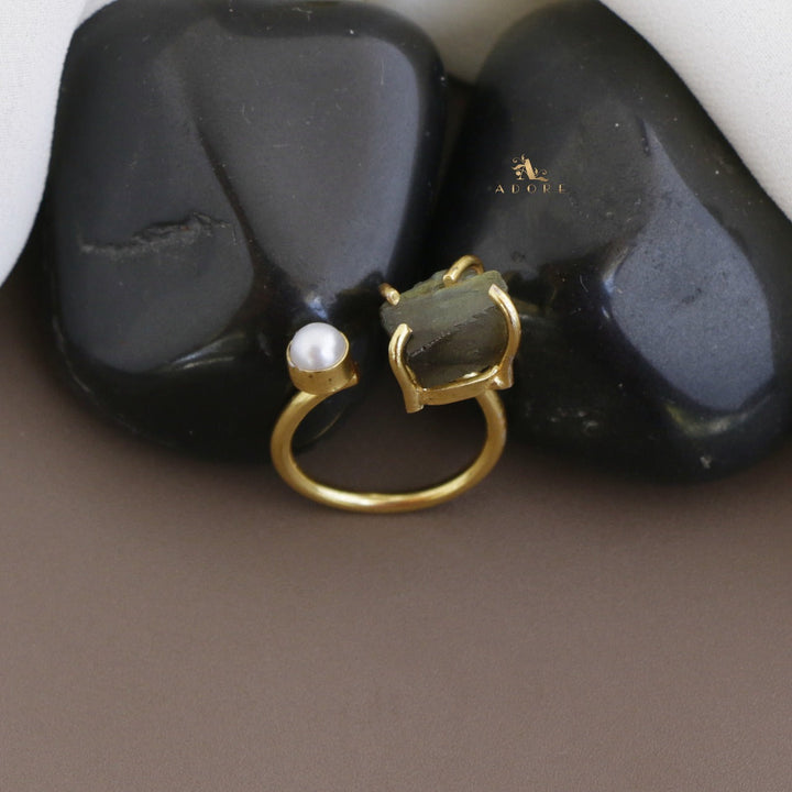 Ena Raw Stone Ring