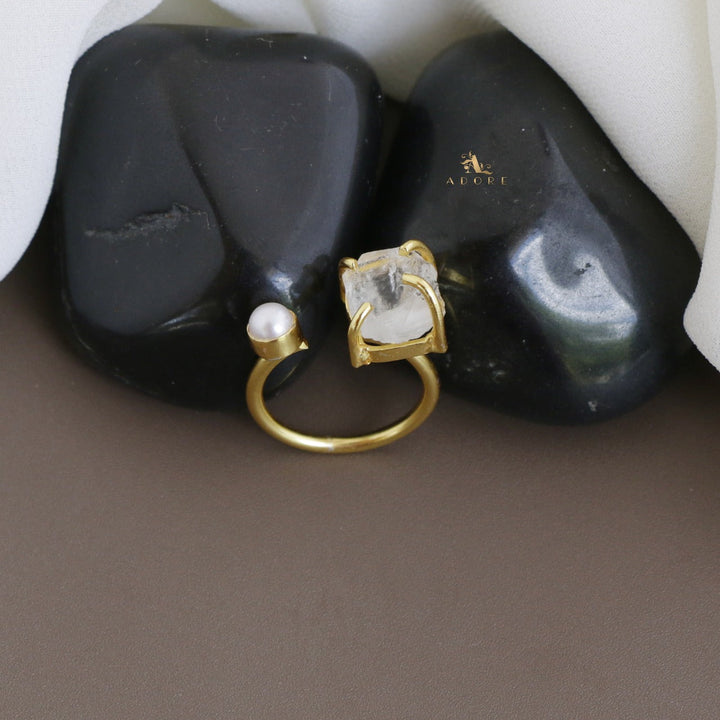 Ena Raw Stone Ring