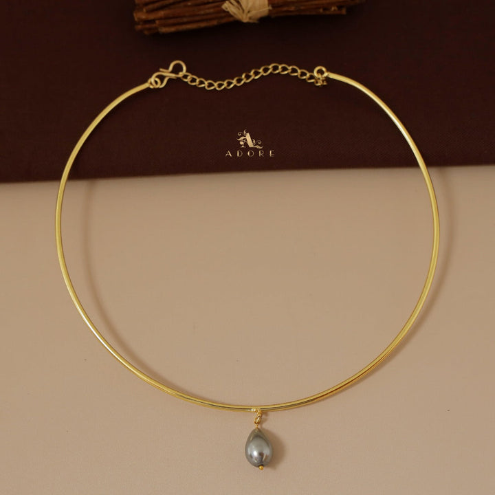 Golden Spiro Neck Cuff