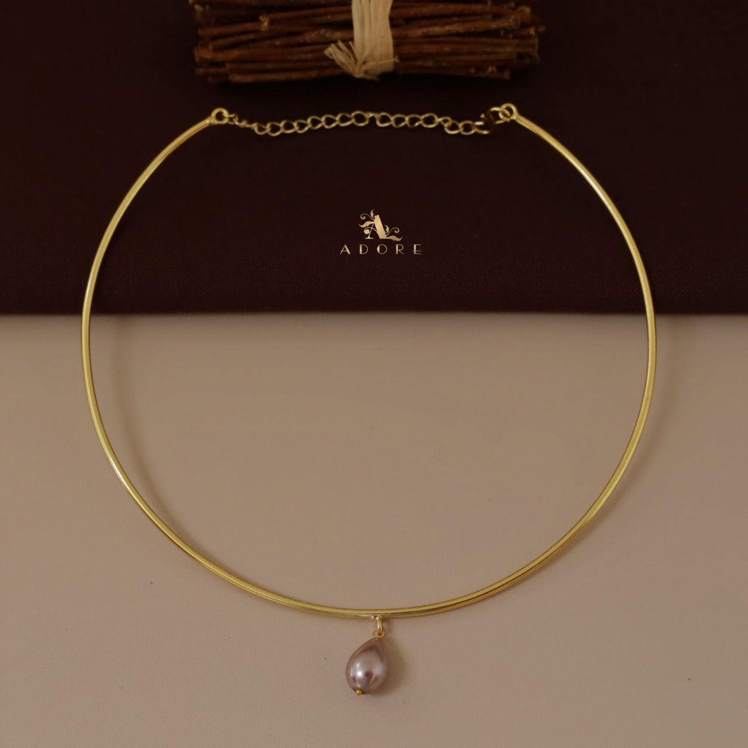 Golden Spiro Neck Cuff