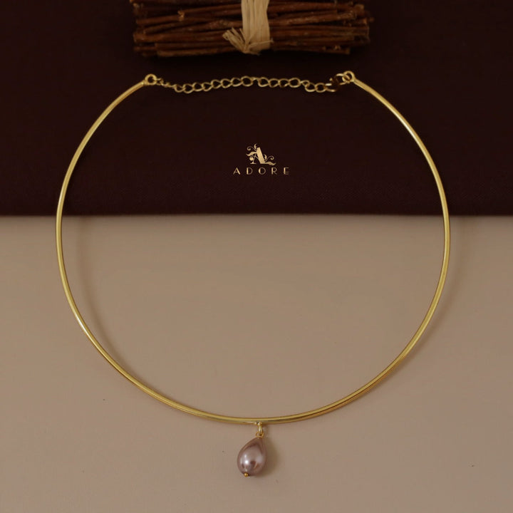 Golden Spiro Neck Cuff