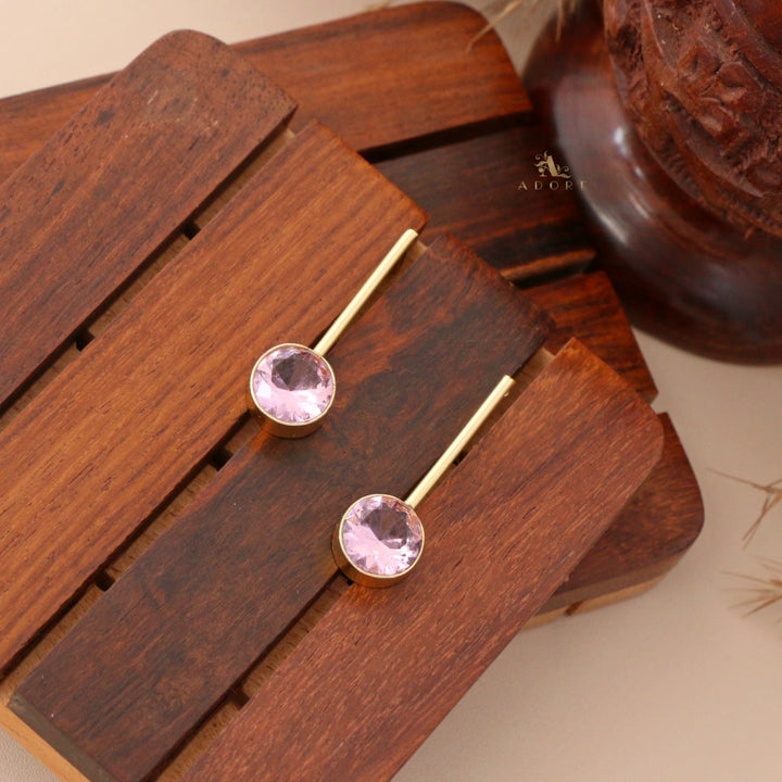 Round Lovely Lace Glossy Earring