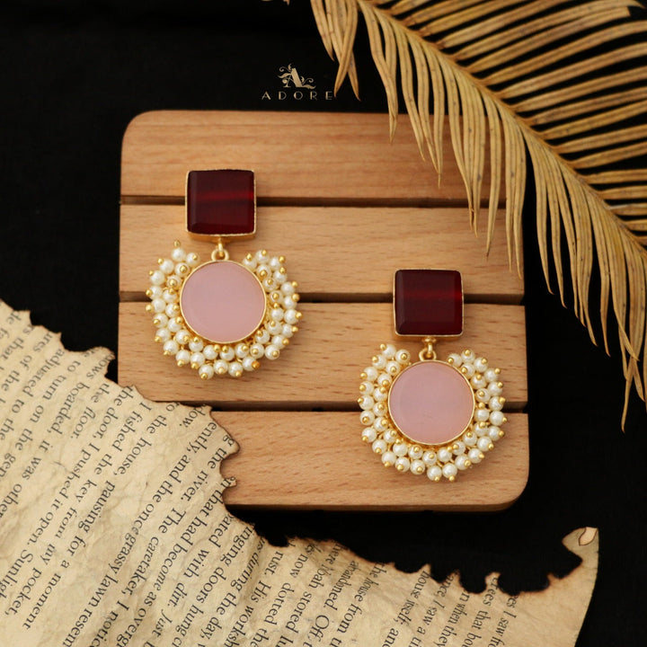 Raw Stone Royal Earrings