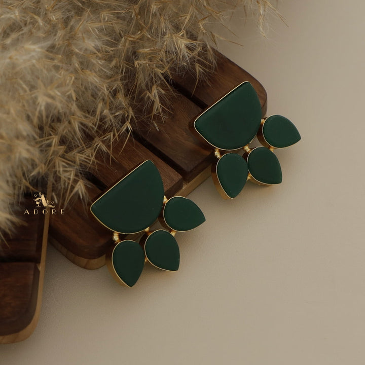 Raw Stone Paw Earring
