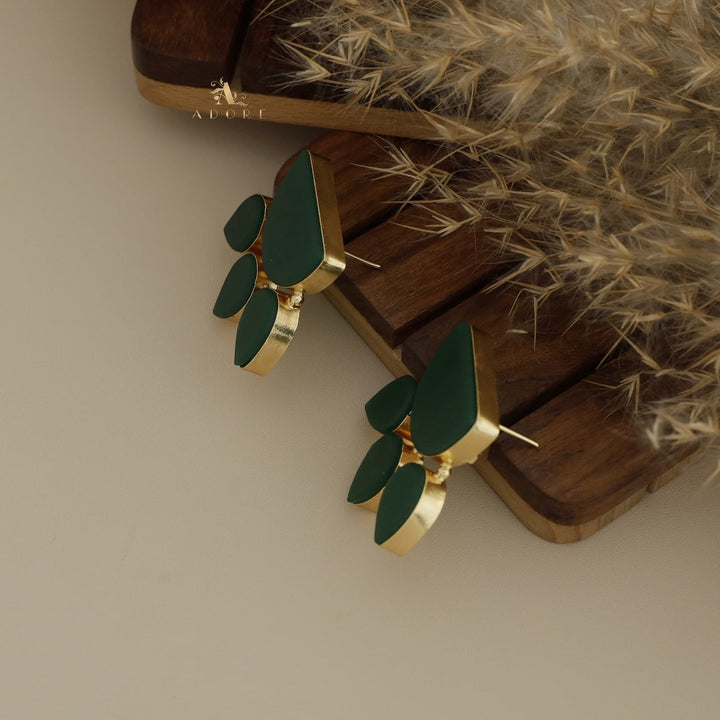 Raw Stone Paw Earring