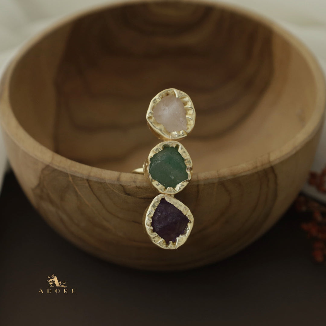 Kalpitha Raw Stone Ring