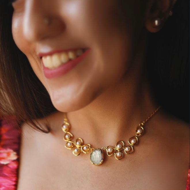 Sabera Baroque Pearl Neckpiece