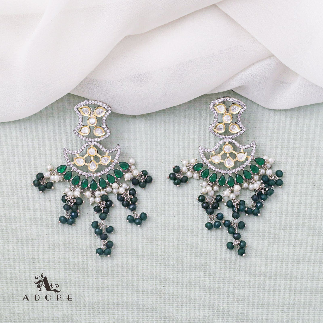 Swaraali Long Neckpiece With Earring