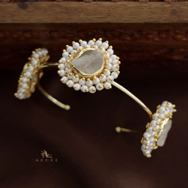 Cluster Pearl 3 Stone Bracelets