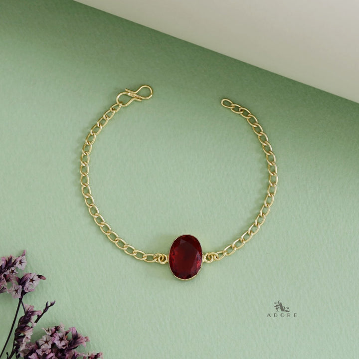 Henrietta Glossy Oval Bracelet